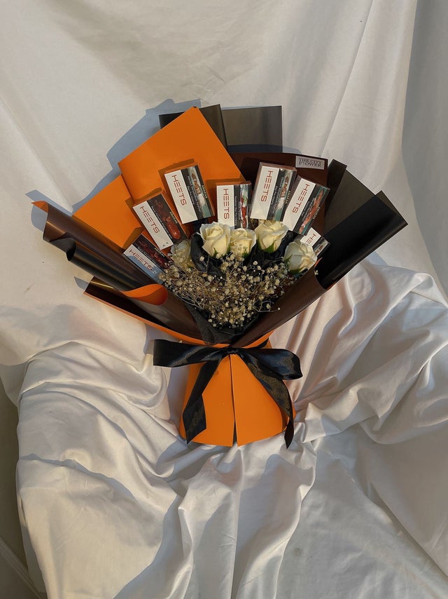 cigarettes bouquet Alcohol & Cigarette Bouquet | The City Flower